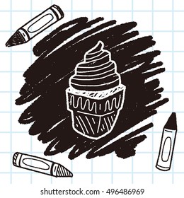 ice cream doodle drawing