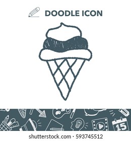ice cream doodle drawing