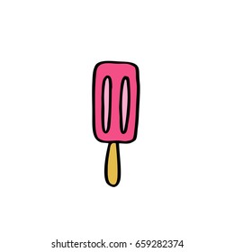 ice cream doodle icon