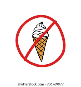 ice cream doodle icon