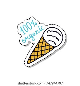 ice cream doodle icon