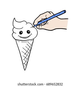 ice cream drawing