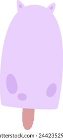 Eiscreme mit Ohren Vektor-Illustration