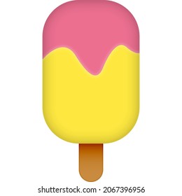 Ice cream, eat icon. Simple color vector elements of vacation icons for ui and ux, website or mobile application on white background