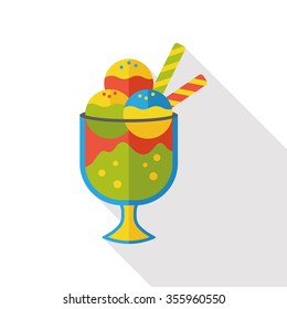 ice cream flat icon