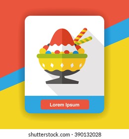 ice cream flat icon