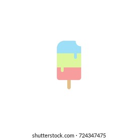 Ice Cream Flat Illustration