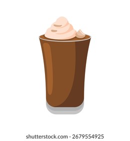 Flutuante de sorvete para cardápios de café cartões de férias e designs de embalagens de alimentos
