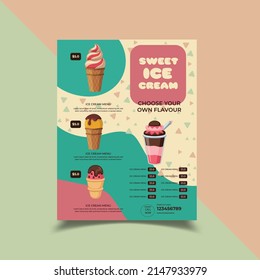 Ice Cream Flyer Template Vol.1