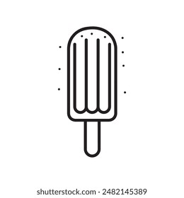 Ice Cream food cold icon cup tasty soft background design.