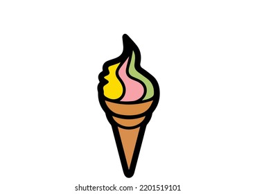Ice cream is a food that children really like