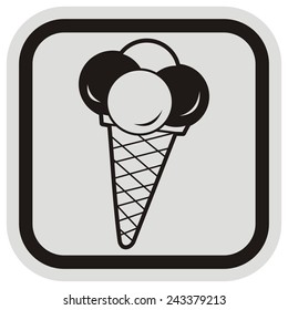 ice cream, frame