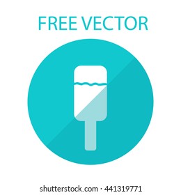 ice cream free vector style flat