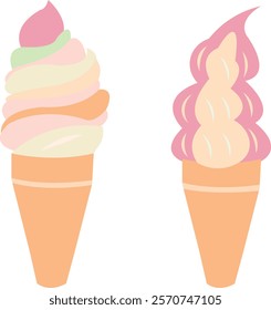 Ice cream is a frozen food made from dairy products such as cream