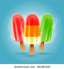 ice cream fruits