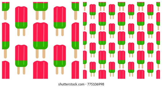 Ice cream fruity seamless patterns on transparent background - Powered by Shutterstock - Get 15% off with code: PIKWIZARD15
