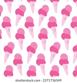 ice cream girl doll sweet summer pink
