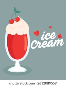 Ice Cream with Glasses at Cherry Taste
