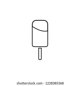 Ice cream glyph icon. Simple outline vector of summer set for UI and UX, website or mobile application