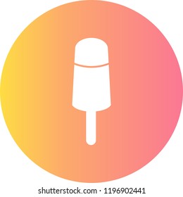 ice cream Gradient Glyph Circle Icon