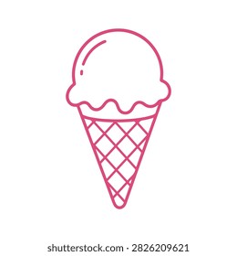 Ice cream hand draw