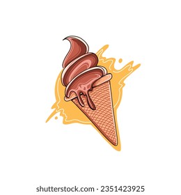 ice cream hand drawn doodle illustrations vector set

