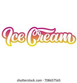 Ice Cream Word Images, Stock Photos & Vectors | Shutterstock