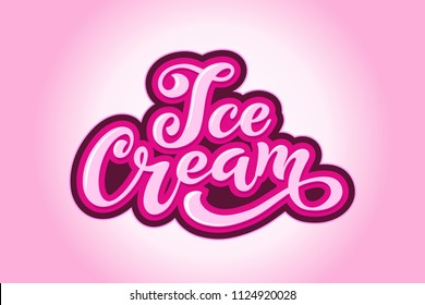 Ice Cream Word Images, Stock Photos & Vectors | Shutterstock