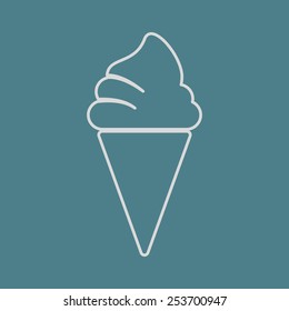 Ice cream icon.