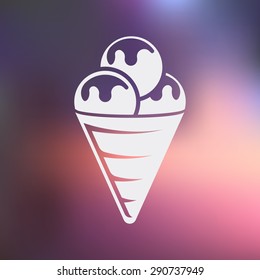 Ice cream icon.