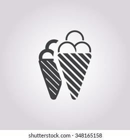 Ice cream icon.