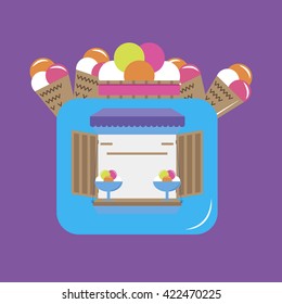 ice cream icon.