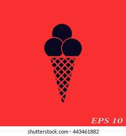Ice cream icon.