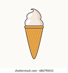 Ice cream icon.