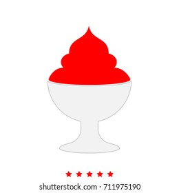Ice cream icon .