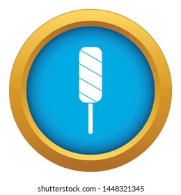 Ice Cream icon blue vector isolated on white background for any design