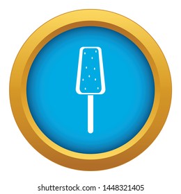 Ice Cream icon blue vector isolated on white background for any design