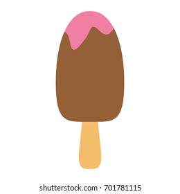 ice cream icon. Cartoon ice cream vector illustration