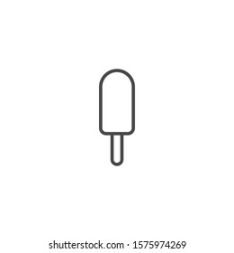 Ice cream icon. Cold food symbol. Logo design element 