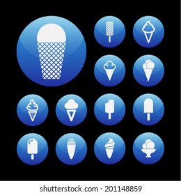 Ice cream icon collection