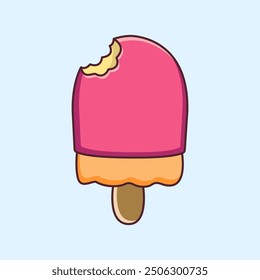 ice cream icon of color style design vector template