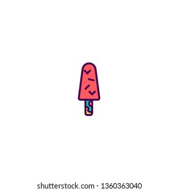 Ice cream icon design. Gastronomy icon vector illustration