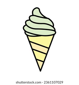 Ice Cream Icon Design For Personal And Commercial Use.