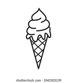 ice cream icon design template