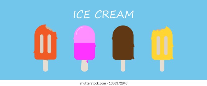 ice cream icon design - vector illustration.