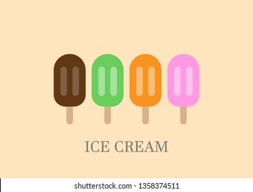 ice cream icon design - vector illustration.