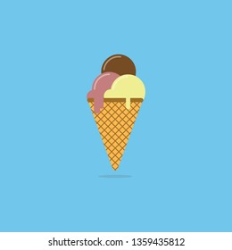 ice cream icon design - vector illustration.