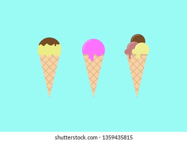 ice cream icon design - vector illustration.