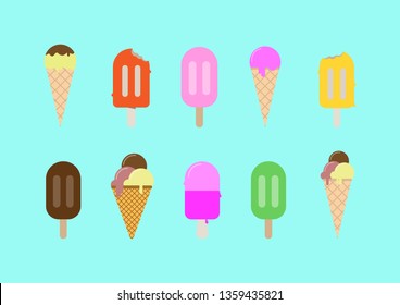 ice cream icon design - vector illustration.