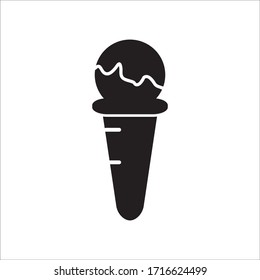 Ice Cream Icon Design Vector Template Illustration